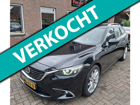 Mazda 6 Sportbreak 2.5 SkyActiv-G 192 GT-M. O.a. Leder, cruise, pano, stoel & stuurverw, carplay, cr