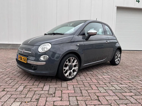 Fiat 500 Lounge Panorama dak airco navigatie parkeersensoren chrome pakket2013
