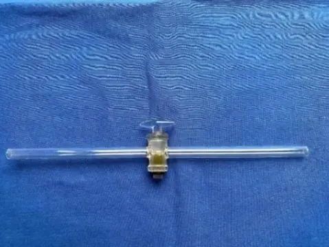 Glazen kraan 21cm,Capilliar(laboratorium,destillatie)