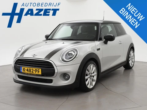 MINI 3-Deurs 1.5 COOPER AUT. WHITE SILVER + LED | UNION JACK ACHTERLICHTEN | APPLE CARPLAY | STOELVE