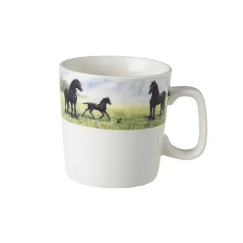 Oorbekers Paarden Wij Gevoel Wiebe van der Zee servies