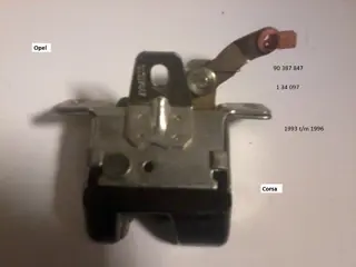 Achterklep slot mechaniek Opel Corsa B 90387847