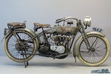 Harley-Davidson 1916 16F, 989 cc 2 cyl IOE 3610