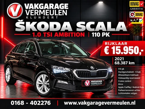 Skoda Scala Škoda Scala 1.0 TSI Ambition 110 pk