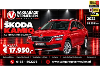 Skoda Kamiq 1.0 Business| trekhaak |2022 rijklaar €17950,-