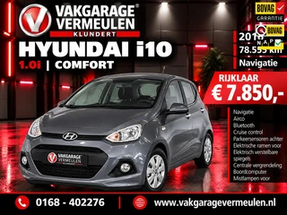 Hyundai I10 Hyundai i10 1.0 | 2016 | Rijklaar € 7850,-