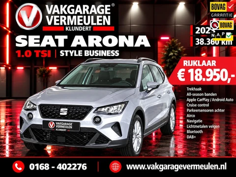 Seat Arona 1.0 TSI Style Business , trekhaak , rijklaar € 18950
