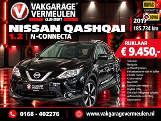 Nissan Qashqai 1.2 N-Connecta met trekhaak Rijklaar € 9450,-