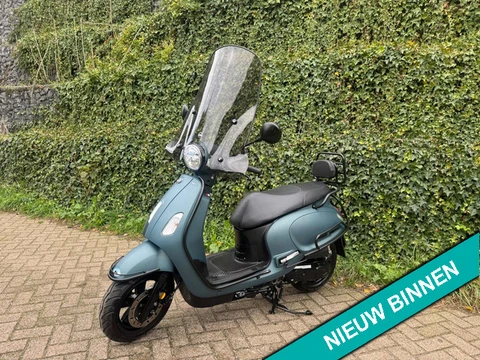 SYM Fiddle 4 45 km E5 Petrol Green FULL OPTIES BETAAL met in3