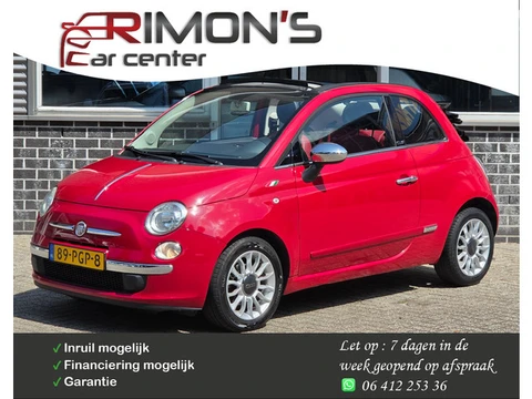 Fiat 500 0.9 TwinAir Lounge Cabrio Leder Pdc Nap
