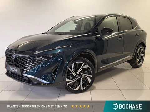 Nissan Qashqai Tekna+ | BOSE | Leder | Panoramadak | 360° camera | Head-Up Display | Stoel- en stuur