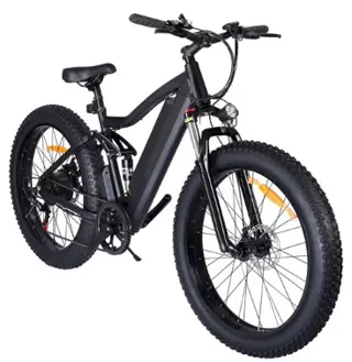ONES1 Electric Bike 48V 500W Motor 10Ah Battery Shimano 7 Sp