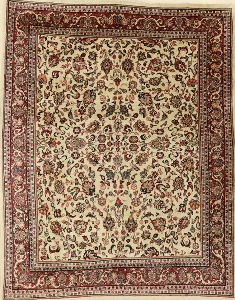 Keshan Retro Boho Teak Ära - Vloerkleed - 300 cm - 240 cm