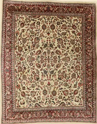 Keshan Retro Boho Teak Ära - Vloerkleed - 300 cm - 240 cm