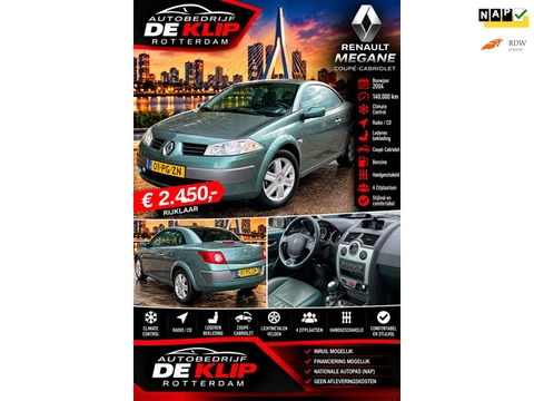 Renault Mégane Coupé-Cabriolet 2.0-16V Privilège Luxe|140000KM|Climate Control|