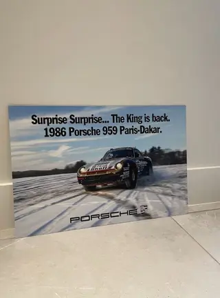 Poster/prent - Porsche 959 Paris Dakar - Porsche - Na 2000