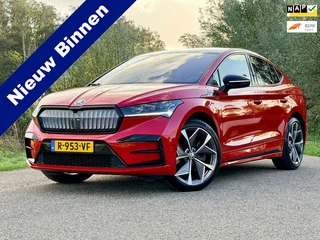 Skoda Enyaq Coupé iV 80 RS 92%SOH Pano Dealer Onderhouden 21INCH Carplay Navi Stoel/Stuur verwarming