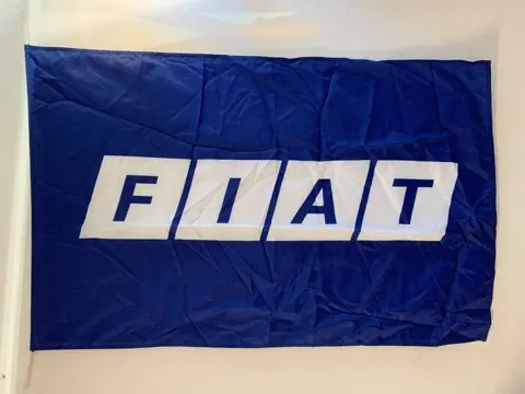Bord - Bandiera originale FIAT 150x100 - Fiat - 1990-2000