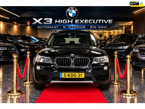 BMW X3 High Executive 2.0D AUTOMAAT + LEDER!