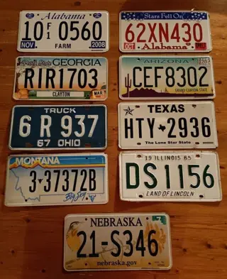 Nummerbord - USA