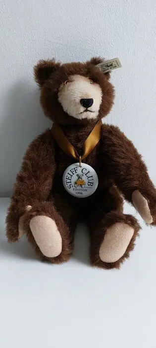 Steiff - Vintage - 420078 - Beer Dicky Bear - 1990-1999 -