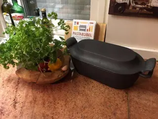 Braadpan gietijzer ,gietijzeren braadpan , braadpan , kado