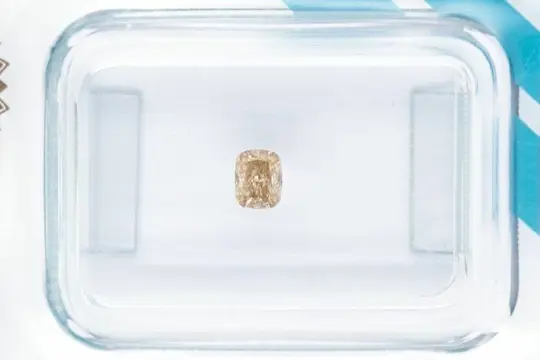 Diamant - 0.26 ct - Cushion - NO RESERVE PRICE - fancy