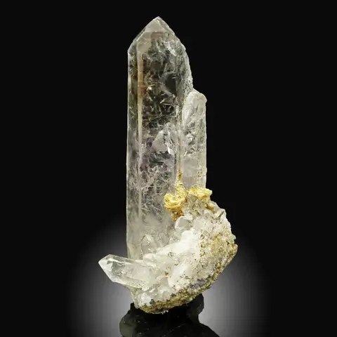 GLASHELDER! Amethist tweeling Kristalcluster - 6.5×2.5×2.3
