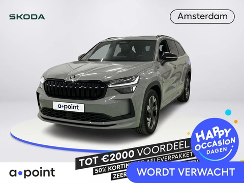 Skoda Kodiaq 1.5 TSI PHEV Sportline Business 204 pk Automaat (DSG) | Navigatie | Panoramadak | Trekh