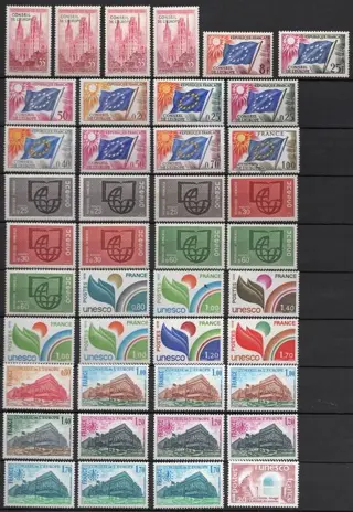 Frankrijk 1946/1980 - Lot of service stamps from 15A to 164, mint**. - Yvert