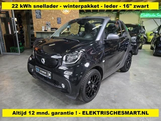 Smart Fortwo cabrio EQ Comfort PLUS - Leder - Winterpakket met stoel- en stuurwielverwarming - 22 kW