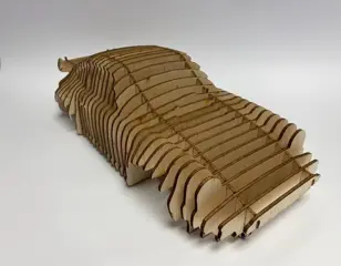 Decoratief object - Sculpture of the world famous Porsche