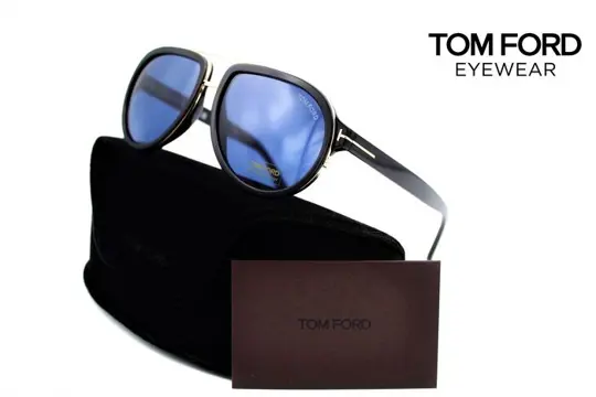 Tom Ford - Geoffrey FT0779F 01V - Elegant Aviator Design -