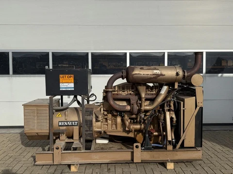 Renault Leroy Somer 150 kVA Noodstroom Aggregaat Generatorset 232 hours
