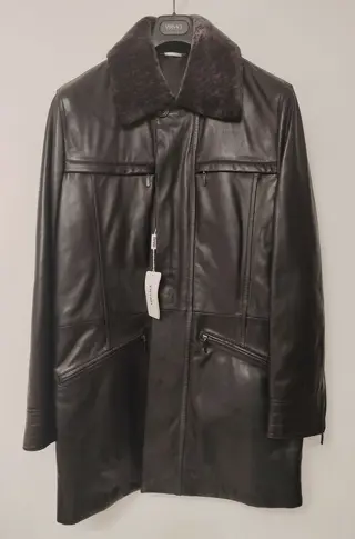 Versace Collection Leren jas