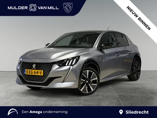 Peugeot e-208 GT EV 3-FASEN 50kWh 136pk | BLACK DIAMOND DAK | STOELVERW. | DODEHOEKBEW. | KEYLESS EN