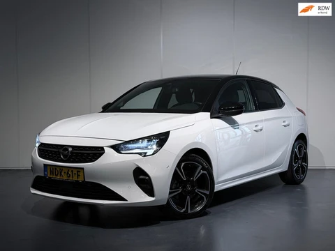 Opel Corsa 1.2 Black Edition /Virtual/PANO/Clima/Cruise/LED/CarPlay/Leer/360°Camera/DodeHoek