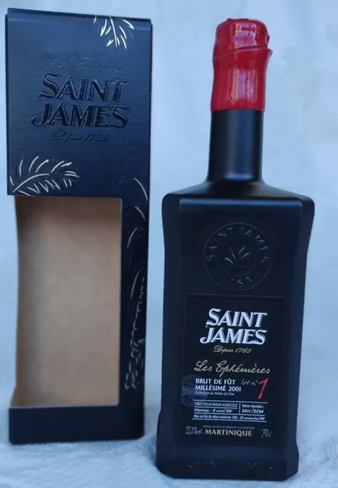 Saint James 2001 - Brut de Fut - Les Ephémères Lot N°1 - b.