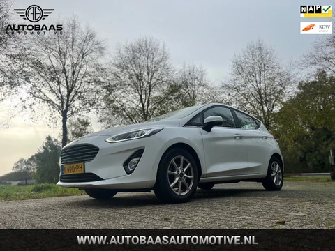 Ford Fiesta 1.0 Titanium AUTOMAAT+NL-AUTO+1EIG+NAP+NAVI+FULL LED+PARKEERSENSOREN+BTW+