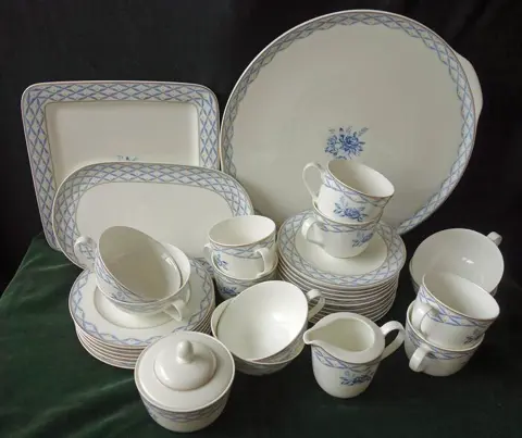 Hutschenreuther - Koffie en theeservies (35) - Romantisch -