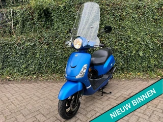 SYM Fiddle 2 MAT BLAUW 45 km Windscherm BETAAL met in3
