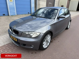 BMW 1-serie 116i Corporate bj. 2009 met koude airco en nwe APK Rijdt en schakelt prima. Olielampje b