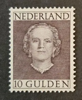 Nederland 1949 - Koningin Juliana ´En face´ - NVPH 537