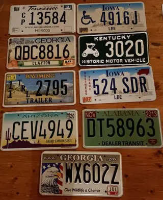 Nummerbord - USA