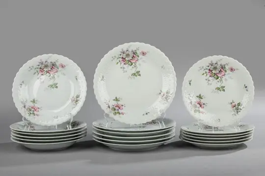 Georges Boyer Limoges - Bord(en) (18) - Porselein