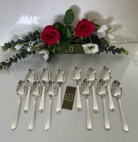 Christofle - Soeplepels (12) - Verzilverd - Dax