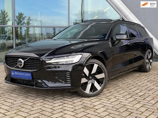Volvo V60 2.0 T6 Plug-in hybrid AWD Ultra Dark 350pk Panoramadak / 360 Camera / HUD / Stoel-Stuurver