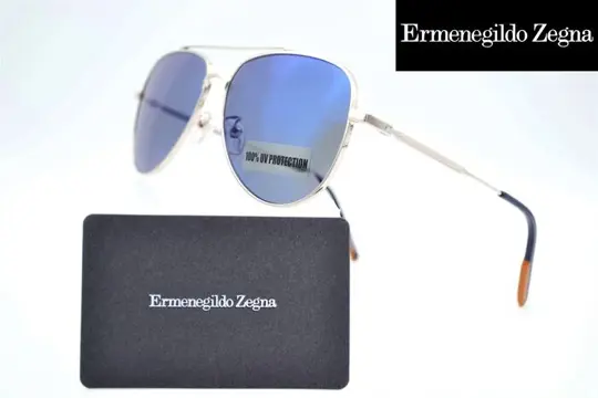 Ermenegildo Zegna - EZ0121-D 16X - Blue Reflex Lenses by
