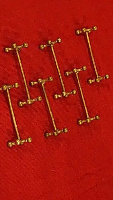 Christofle - Messensteunen (6) - Art Deco - Verzilverd