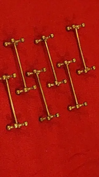 Christofle - Messensteunen (6) - Art Deco - Verzilverd